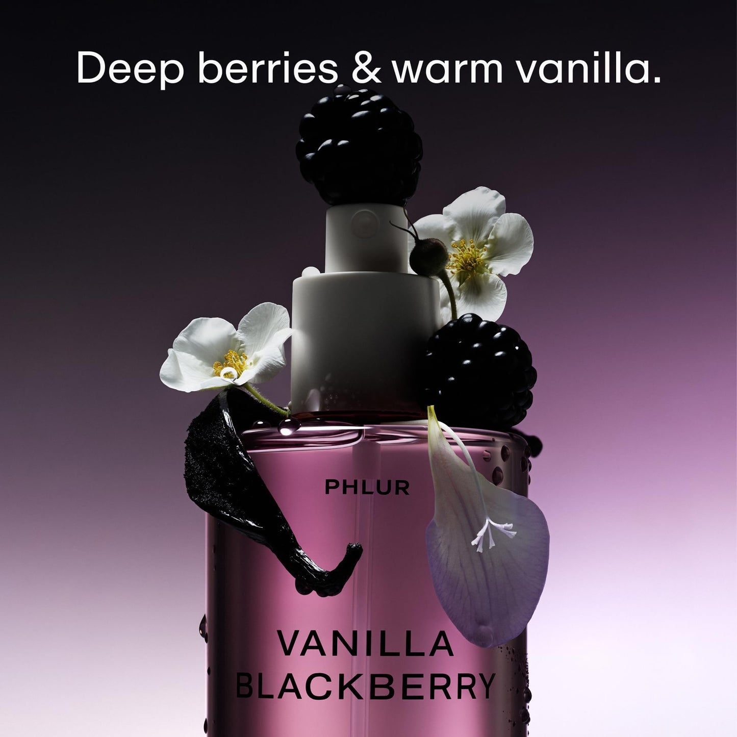 PHLUR Vanilla Blackberry Body Mist, 3 Fl Oz - Hair and Body Perfume Beauty and Personal Care PHLUR