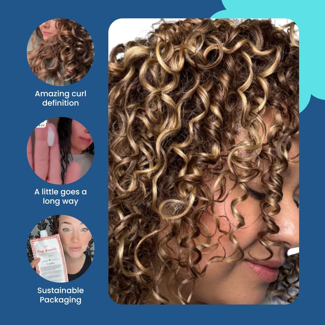 Ecoslay Orange Marmalade Curl Definer Gel - Long-lasting Hold for Wavy, Curly, Coily, and Kinky Hair - Curl Styling Gel for Women