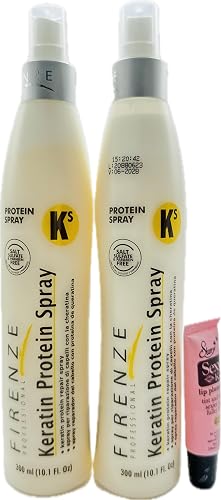 Firenze Professional Keratin KS Protein Repair Spray 300ml/10.1fl Oz Pack of 2