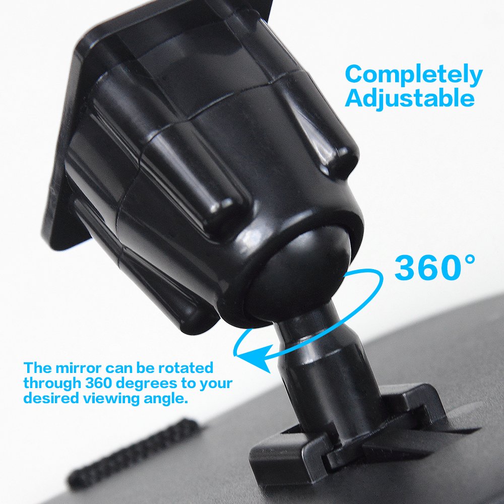 Shynerk Baby Car Mirror, Rear Facing Car Seat Mirror Safety for Infant Newborn, Baby Mirror with Wide Rearview & 360° Rotation, Shatterproof & Easy…