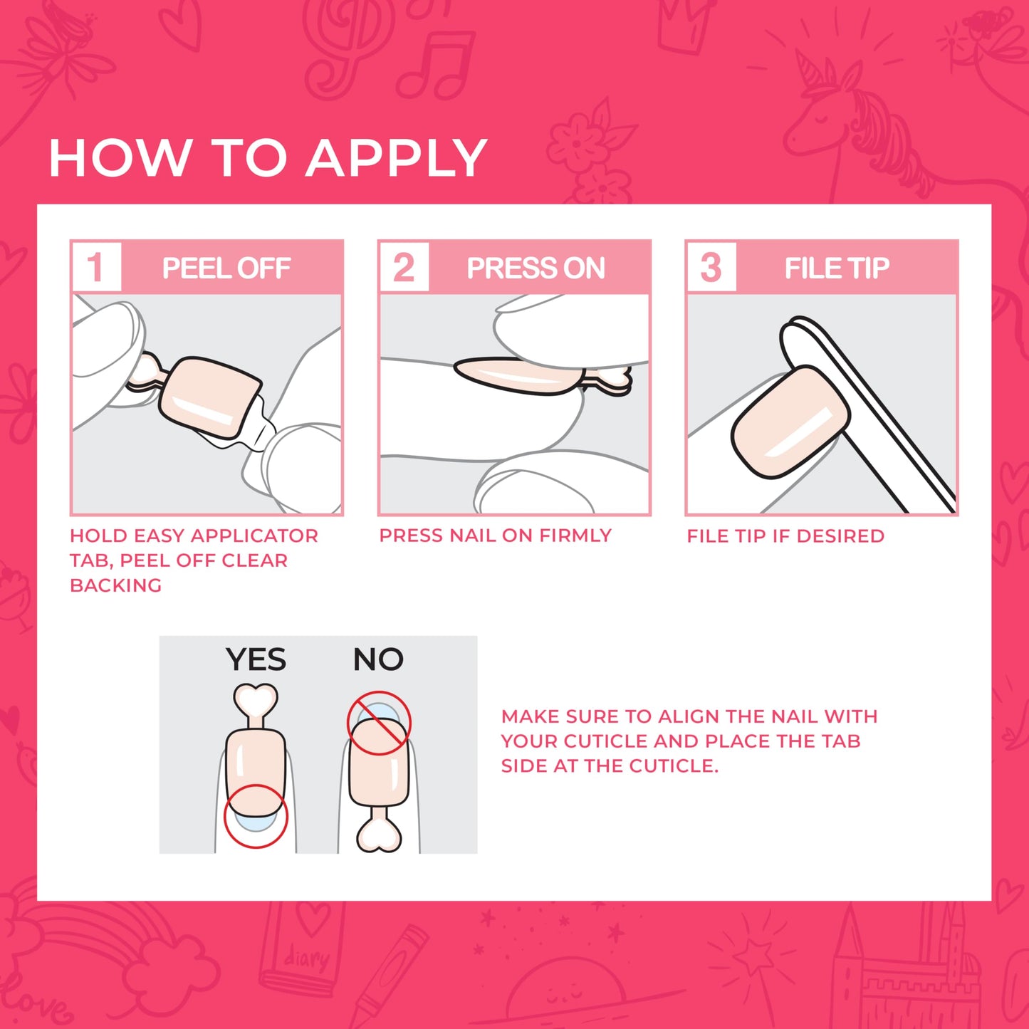 Kiss Impress No Glue Mani Press On Nails, Mini, 'Playground', Pink, Kids Size, Squoval Shape, Includes 20 Nails, 1 Mini File Beauty & Personal Care imPRESS