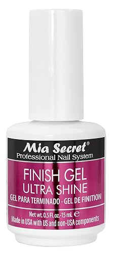 Mia Secret UV Finish Gel, Ultra Shine, No Color, 0.5 Ounce Beauty & Personal Care Mia Secret