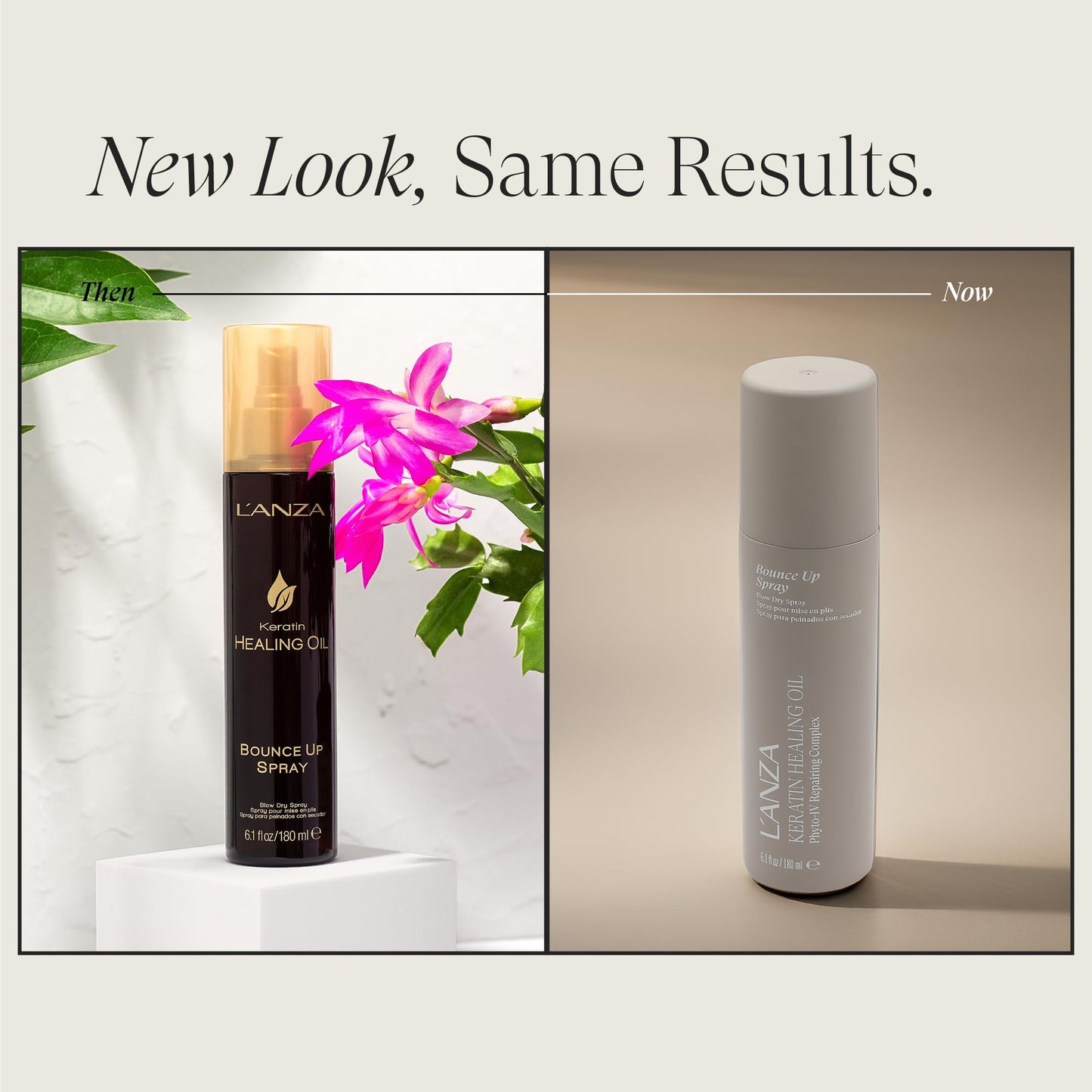 L'ANZA Keratin Healing Oil Bounce Up Hair Spray, Boosts Volume and Shine, With a Weightless Formula, For an Extra Push of Plump, Body & Bounce (6.1 Fl