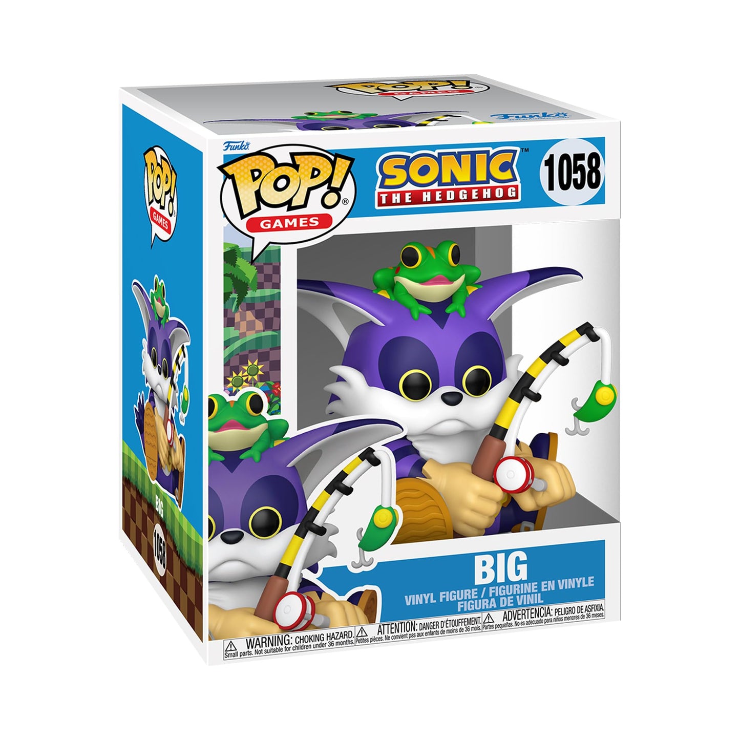 Funko Pop Super: Sonic - Big The Cat - Sonic The Hedgehog - Collectable Vinyl Figure - Gift Idea - Official Merchandise - Toys for Kids & Adults…