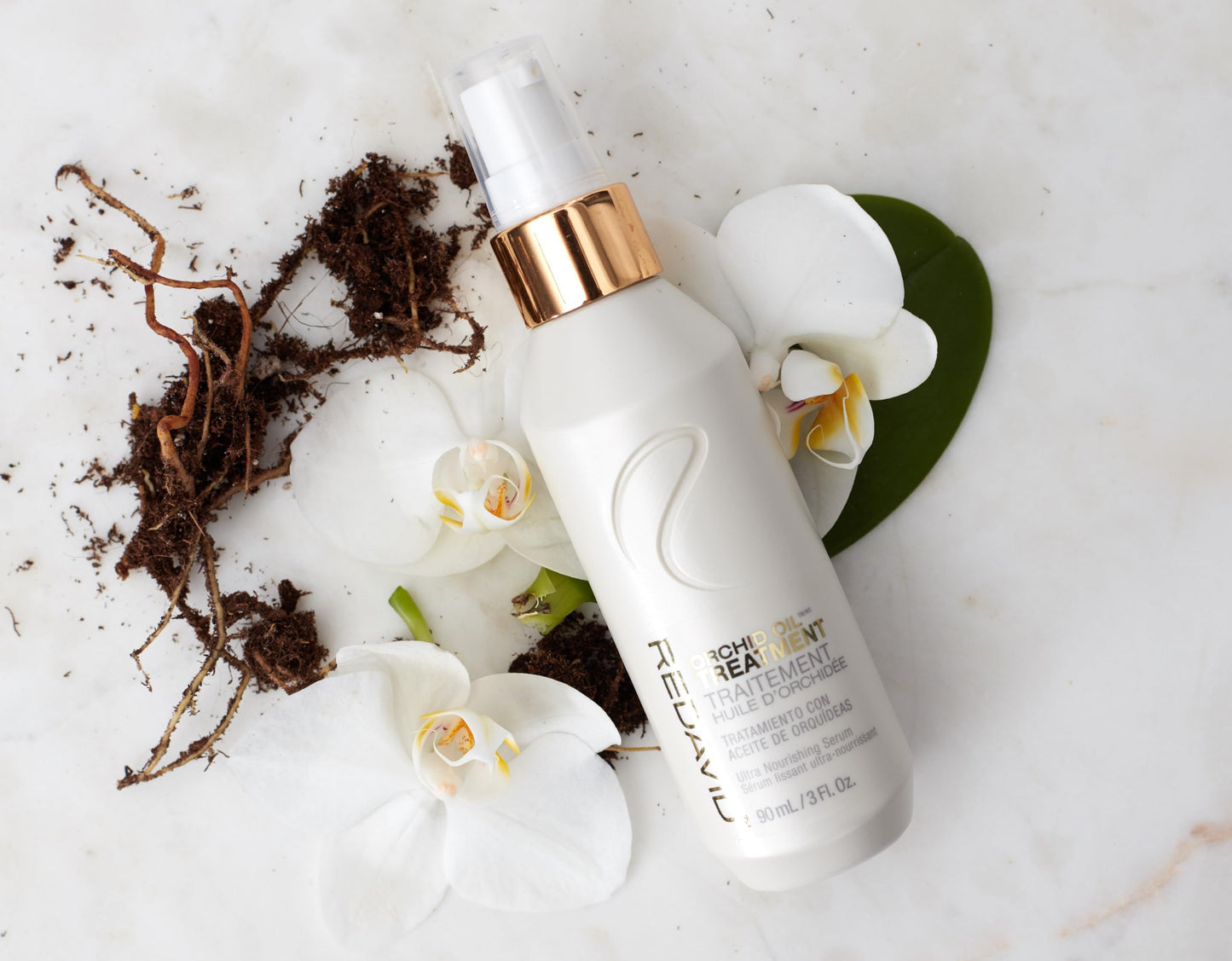 Redavid Orchid Oil Ultra Nourishing Treatment - Luxury Hair Oil made from Cymbidium Orchids for Damaged, Curly Hair - Clinically Strengthens, Adds