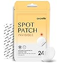 AVARELLE Invisible Acne Spot Patch (24 Count) Ultra Thin Hydrocolloid Spot Sticker for Day Time Acne l For Covering Zits & Blemish with Calendula