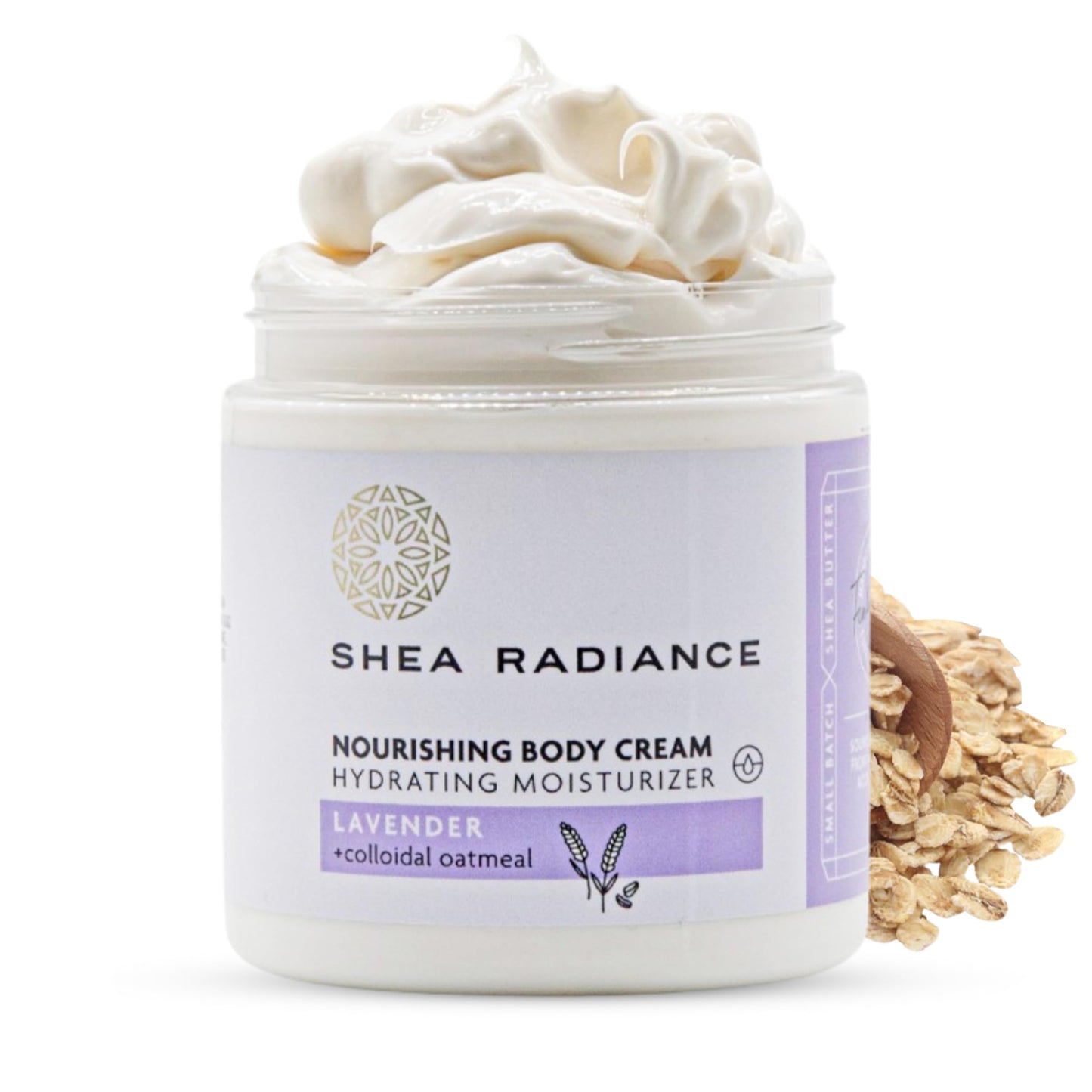 Shea Radiance Nourishing Body Cream with Colloidal Oatmeal | Hydrating Moisturizer for Sensitive Skin | Gentle Hydration with Long Lasting Moisture |