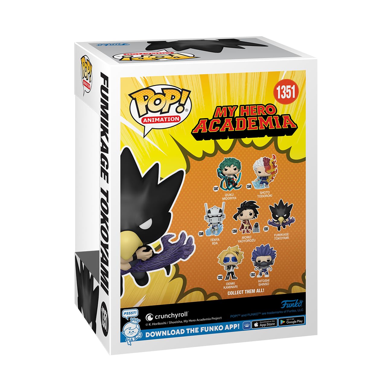 Funko POP! Animation: MHA - Fumikage Tokoyami and Dark Shadow - (Fallen Angel) - My Hero Academia - Collectable Vinyl Figure - Gift Idea - Official…