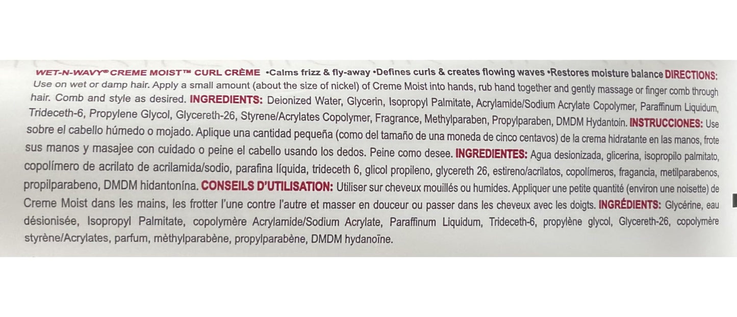Wet And Wavy Curl Creme 6.5Oz