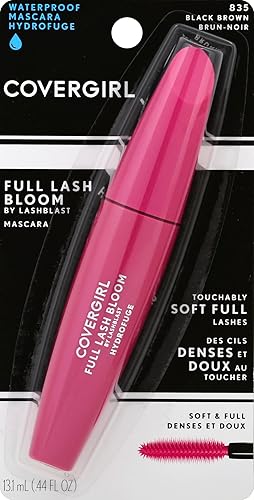 COVERGIRL Full Lash Bloom by Lashblast Waterproof Mascara Black Brown .44 fl oz (13.1 ml) (Packaging may vary)