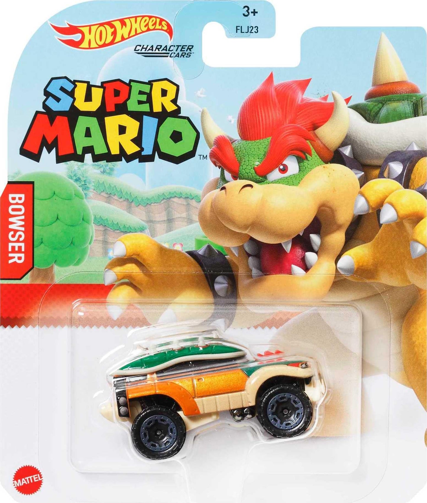Hot Wheels Super Mario Character Cars Bowser Vehicle 5/7
