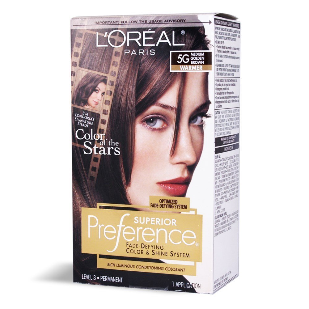 L’Oreal ParisSuperior Preference - 5G Medium Golden Brown (Warmer) 1 Each (Pack of 3)