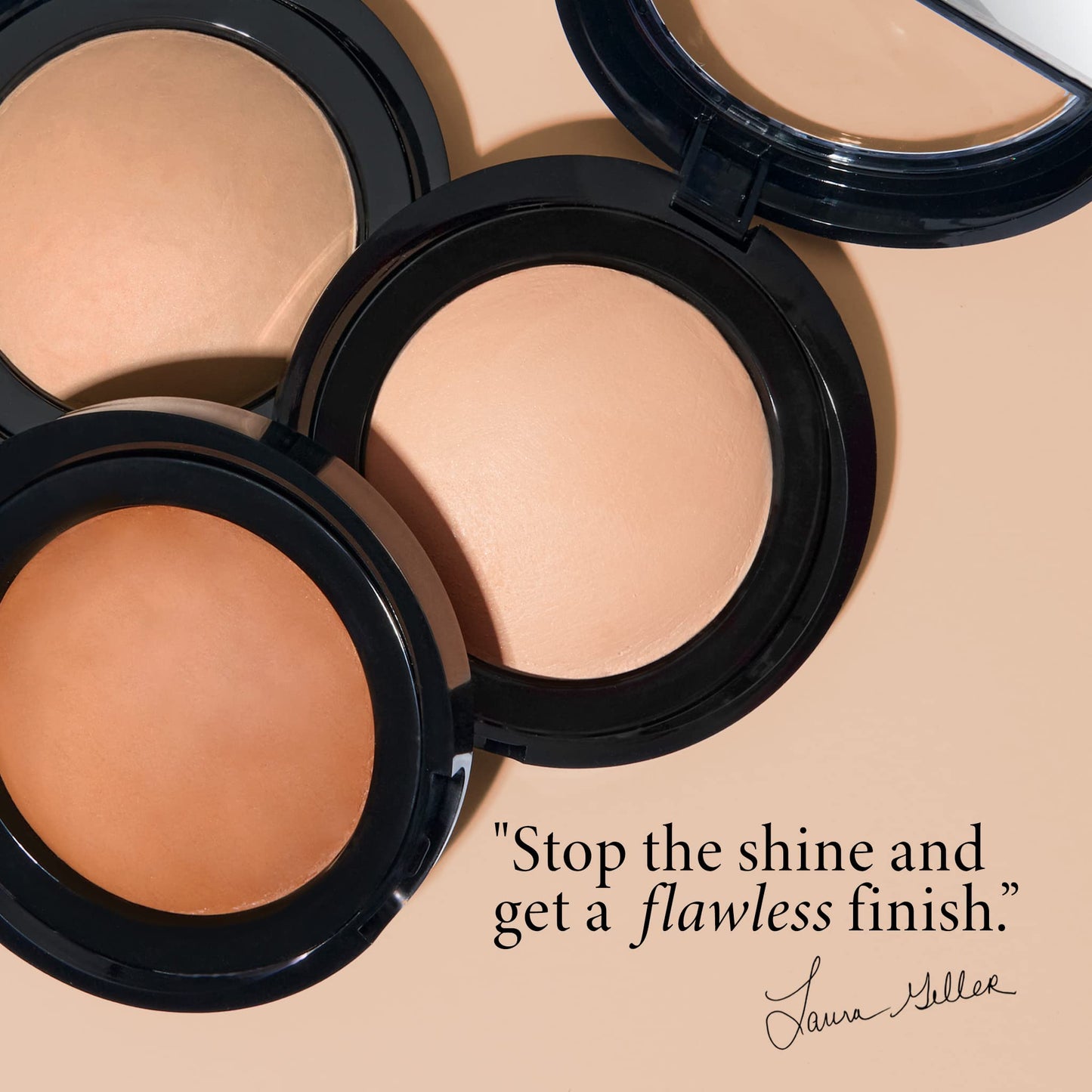 LAURA GELLER NEW YORK Baked Blurring + Setting Powder, Translucent Makeup Setting Powder For Soft-Focus Finish, Minimize Fine Lines and Pores