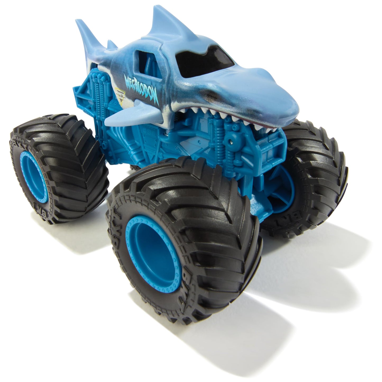 Monster Jam Smash & Bash 2-Pack – Megalodon & El Toro Loco 1:64 Die-Cast Repairable Monster Trucks, Kids Toys Ages 3+