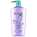 L'Oreal Paris Elvive Hyaluron + Pure 72H Purifying Shampoo for Oily Hair, Clarifying Shampoo with Salicylic Acid and Hyaluronic Acid, 28 Fl Oz