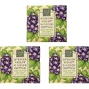 Greenwich Bay Cleansing Spa Soap, Shea Butter, and Cocoa Butter. Blended with Loofah and Apricot Seed, No Parabens, No Sulfates 6.35 Ounce (3 Pack)