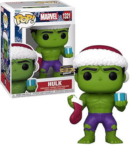 Funko Marvel Pop! Hulk Vinyl Bobble-Head Hot Topic Exclusive Multi None