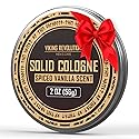 Viking Revolution Spiced Vanilla Solid Cologne for Men - 2 Oz Balm Cologne Travel Wax (Spiced Vanilla)