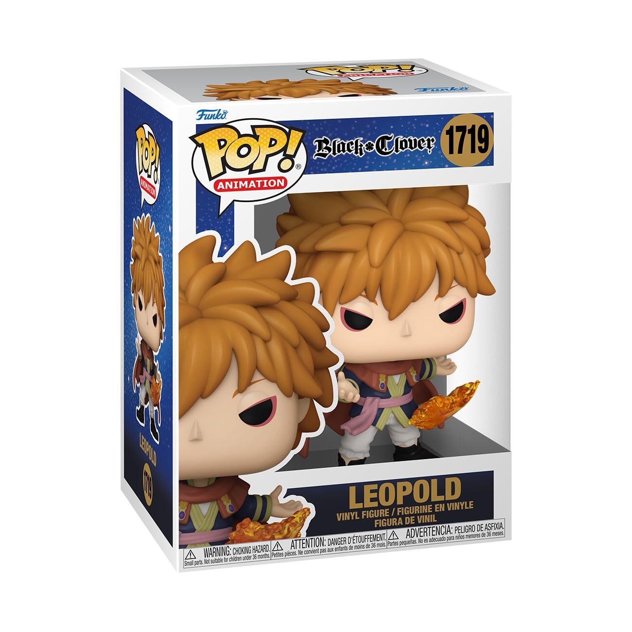 Funko POP! Animation: Black Clover - Leopold Vermillion - Collectable Vinyl Figure - Gift Idea - Official Merchandise - for Kids & Adults - Anime…