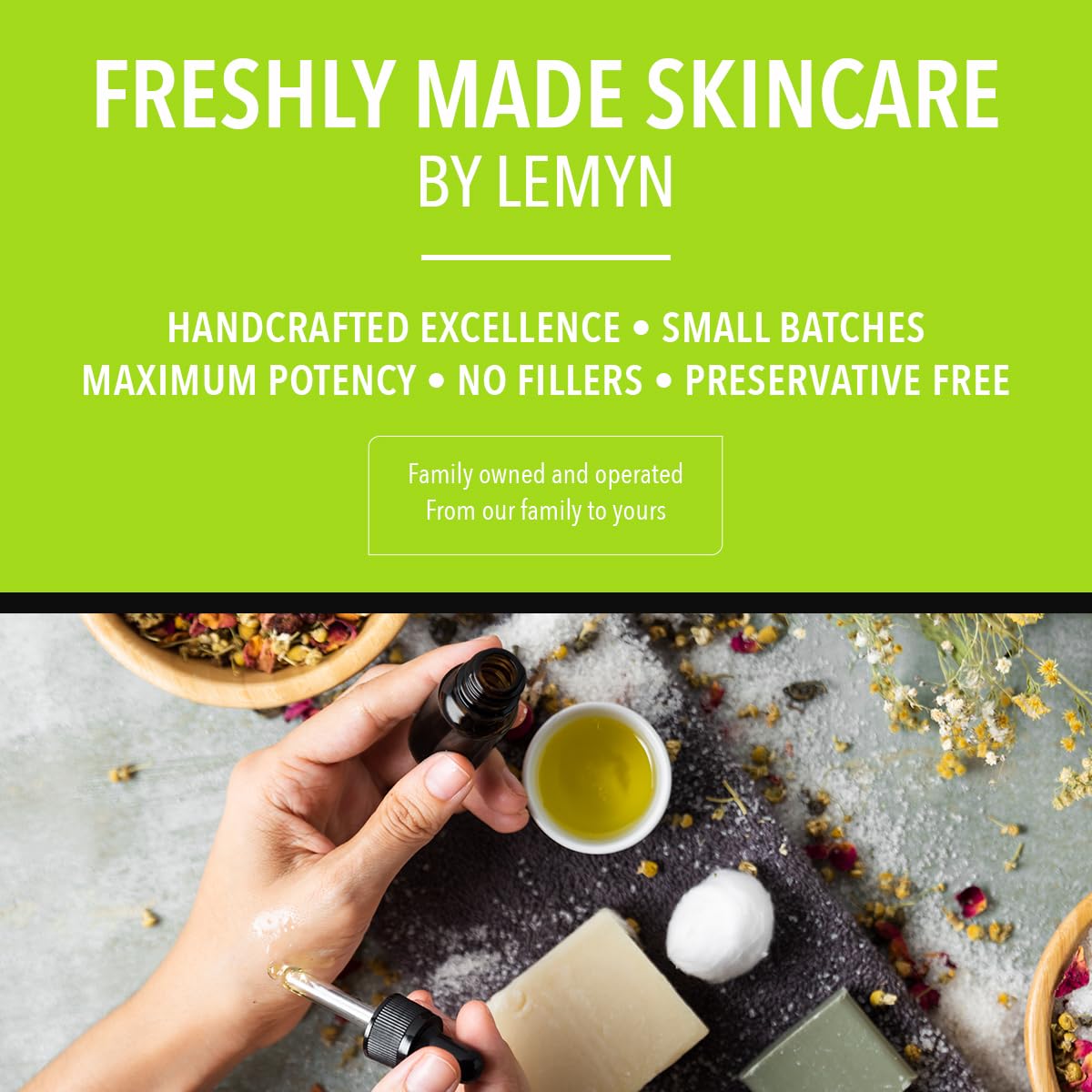 Lemyn Organics Retinol2 Facial Oil Serum with 2% Advanced Gentle Retinol, Vitamin A+E+F - Freshly Made Anti-Aging, Hydrating, and Firming Formula