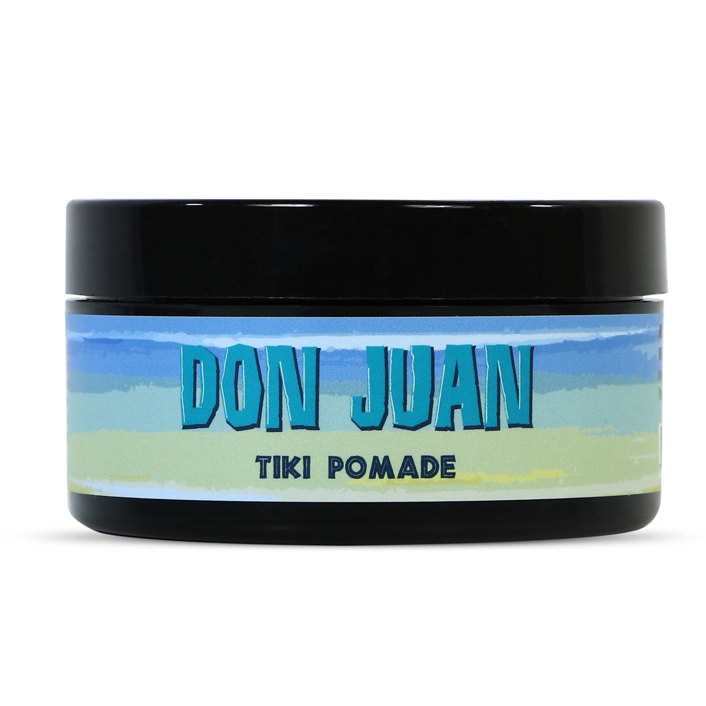 Don Juan Tiki Pomade | Water Based | High Hold | Medium Shine | Natural Plant Extracts and Ocean Minerals | Mai Tai Tropical Scent, 4 oz