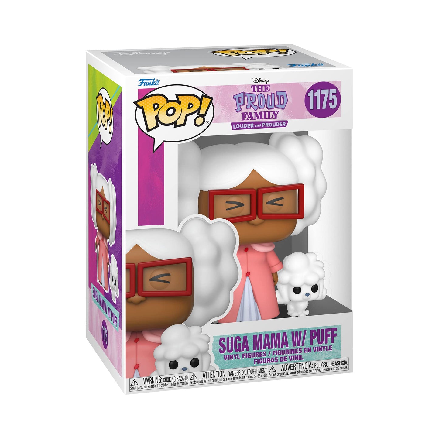 Funko POP Disney: Proud Family, Louder and Prouder - Suga Mama with Puff, Multicolor (61347)