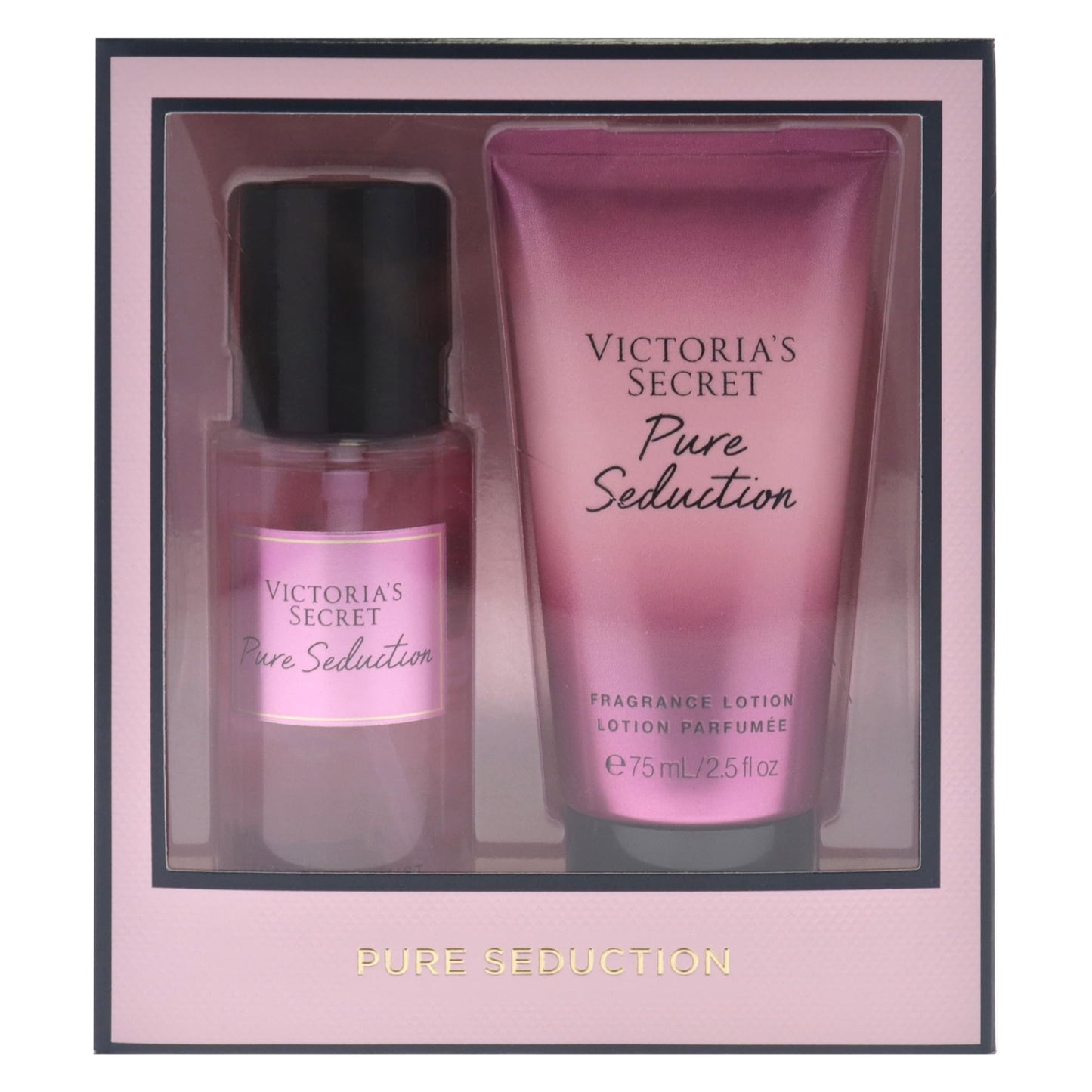 Pure Seduction Set by Victorias Secret for Women - 2 Pc Gif Set 2.5oz Fragance Mist, 2.5oz Fragance Lotion
