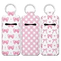Fadayunn Chapstick Holder Key Chain Lip Balm Holder Keychain Cute Chapstick Holder Keychain Potable Chapstick Holders with Clip Lip gloss Organizer