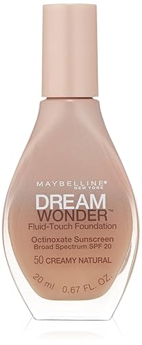 Maybelline New York Dream Wonder Fluid-Touch Foundation, Creamy Natural, 0.67 Fluid Ounce