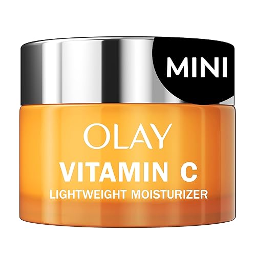 Olay Vitamin C Face Moisturizer, Brightening Cream for Women, Trial Size, Evens Tone, Dark Spot & Hyperpigmentation Reduction, Glowing Skin Care