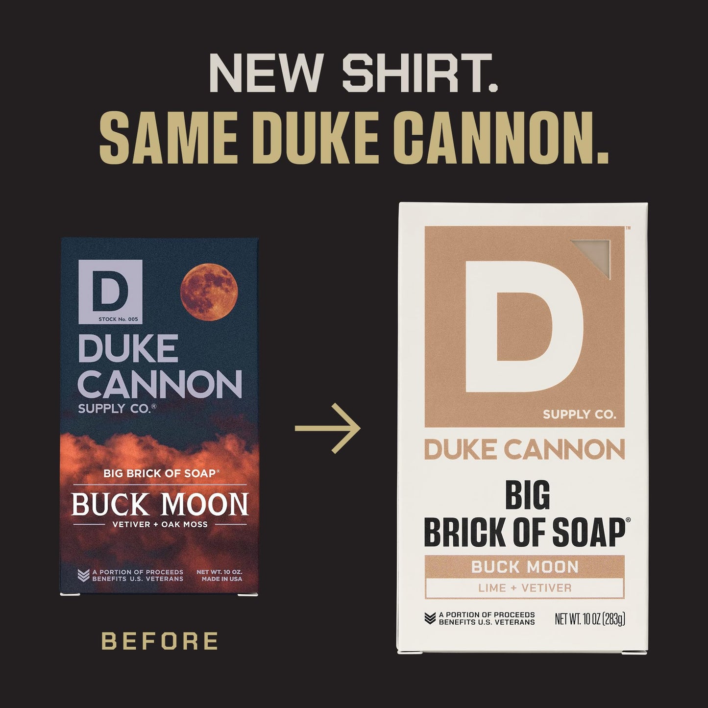 Duke Cannon Supply Co. Extra Large Bar Soap - Men's Natural Soap with Masculine Scents - Lime + Vetiver - Made in the USA with Domestic & Globally