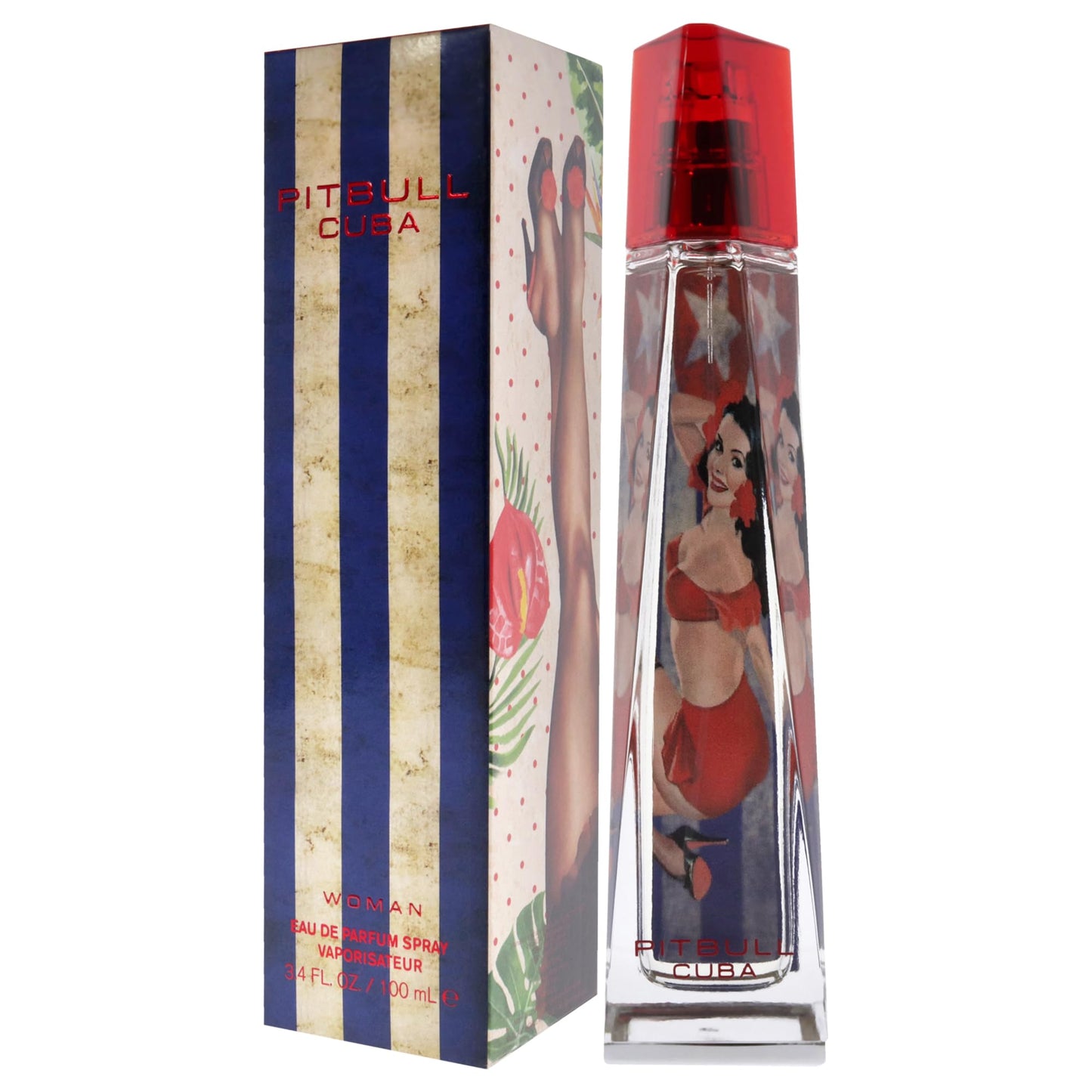 Pitbull Pitbull Cuba EDP Spray Women 3.4 oz