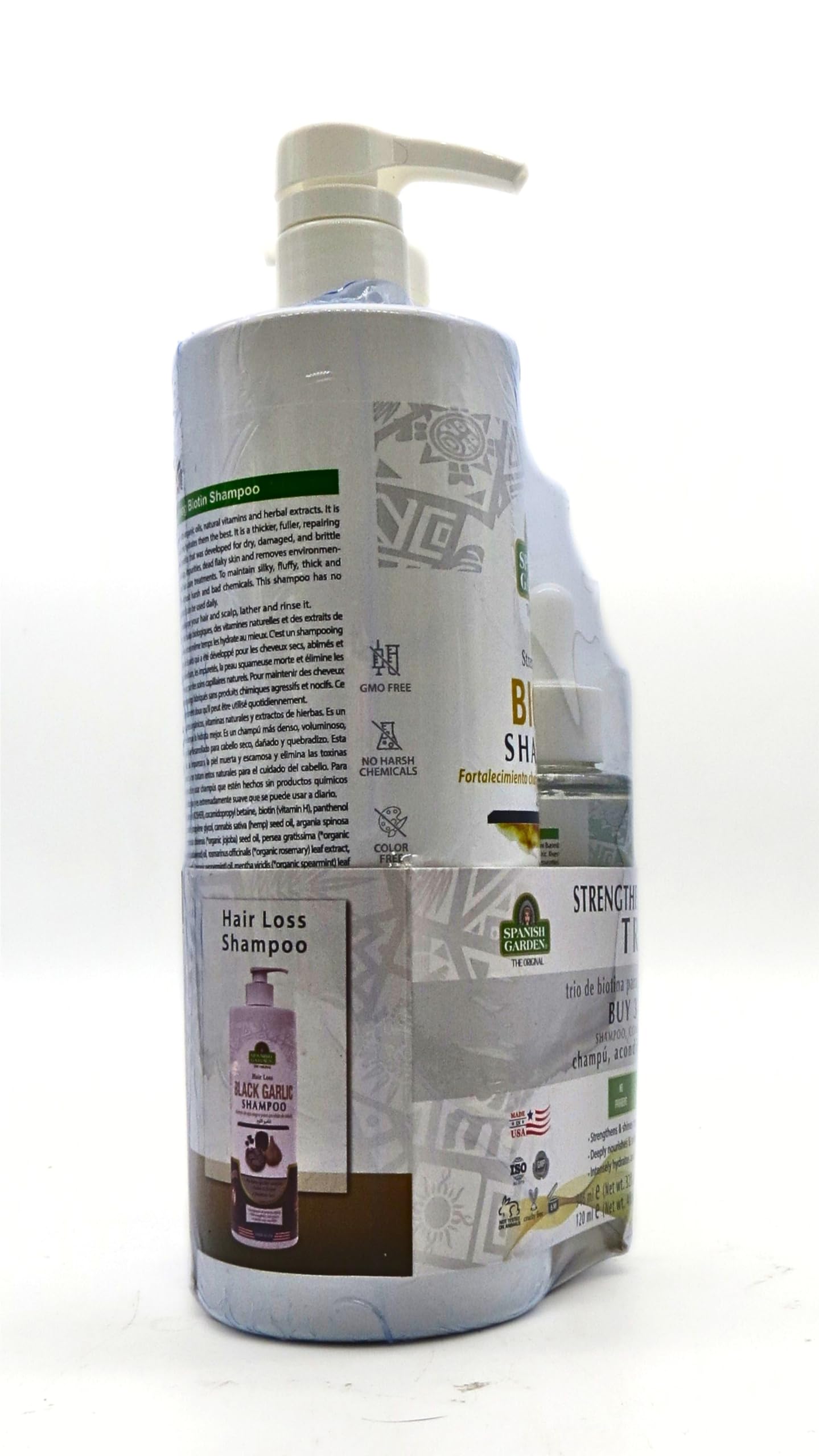 Spanish Garden | Strengthening Biotin Shampoo & Conditioner & Hair Oil Set