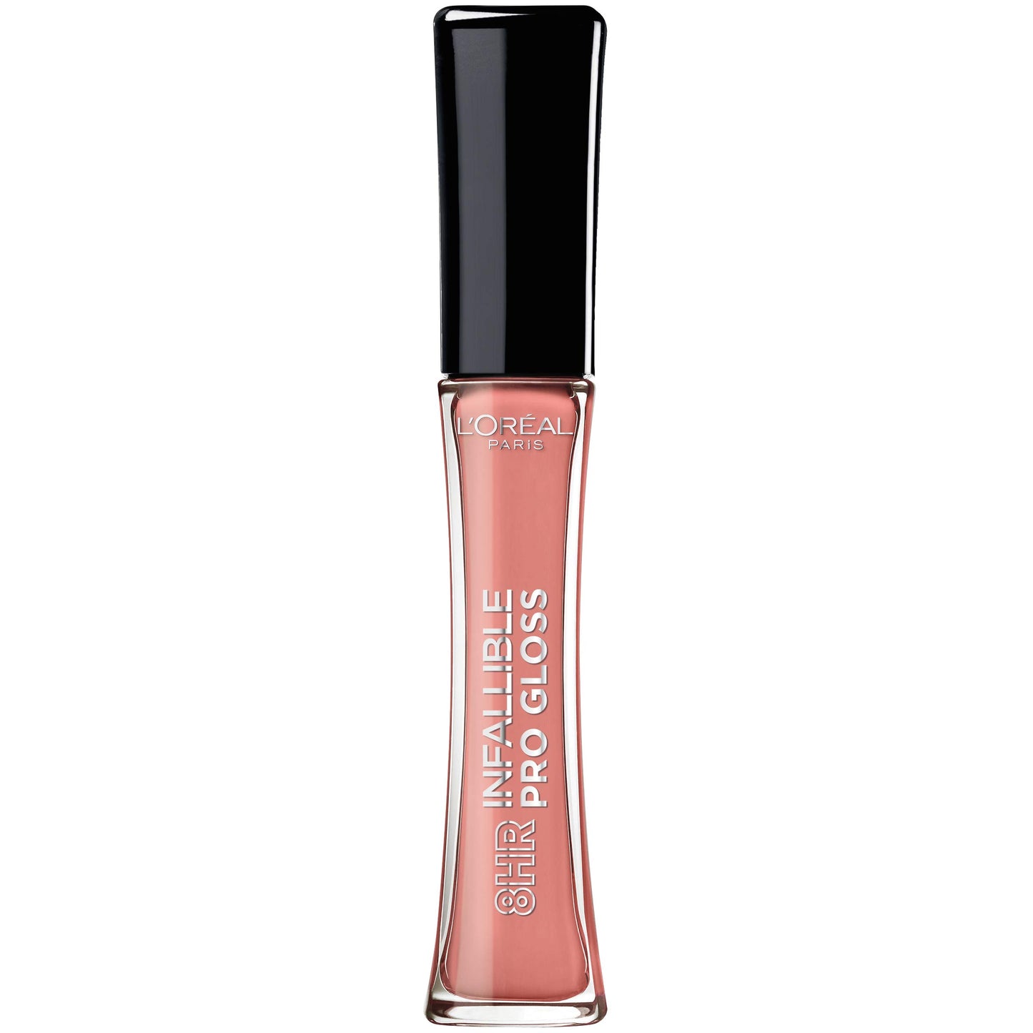 L’Oreal Paris Makeup Infallible 8 Hour Hydrating Lip Gloss, Shell Pink, 0.21 Fl Oz