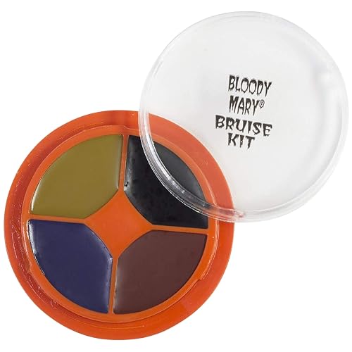 Bloody Mary, Special Effects Bruise Makeup Kit By Bloody Mary - Theatrical & Halloween Bruising Palette - SFX Fake Bruise Wheel For Fresh, Black