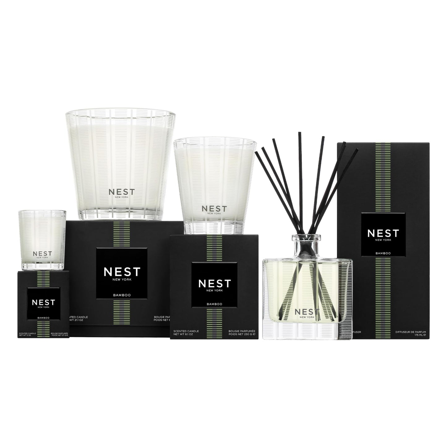 NEST New York Liquid Soap, Bamboo - 10 fl oz - Cleanses & Nourishes Skin - Approx. 300 Pumps Per Bottle - Gluten Free & Cruelty Free