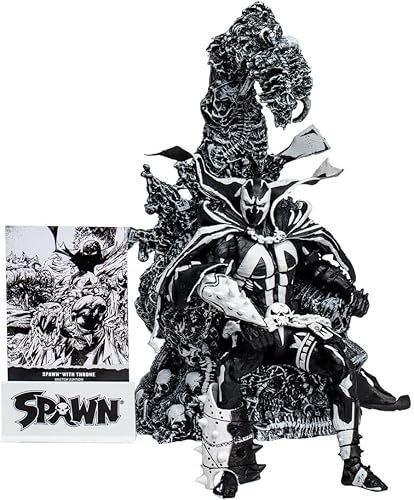 McFarlane Toys Spawn with Throne Sketch Edition SDCC 2023 Exclusive Action Figure Set