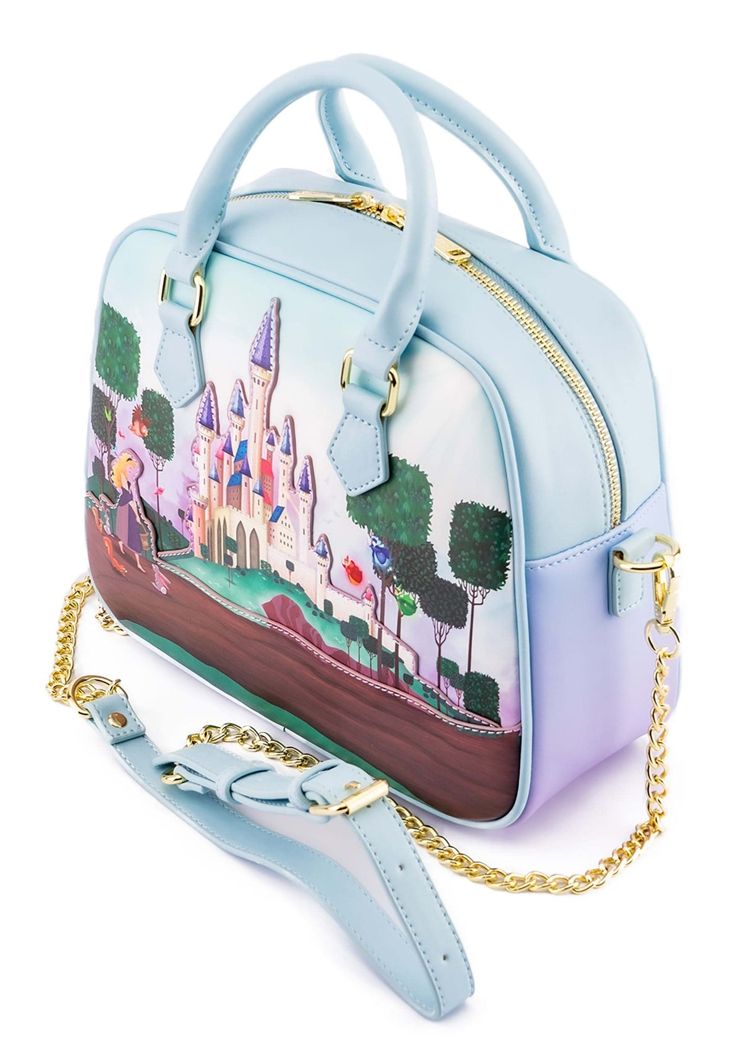 Loungefly Sleeping Beauty Castle Crossbody Bag