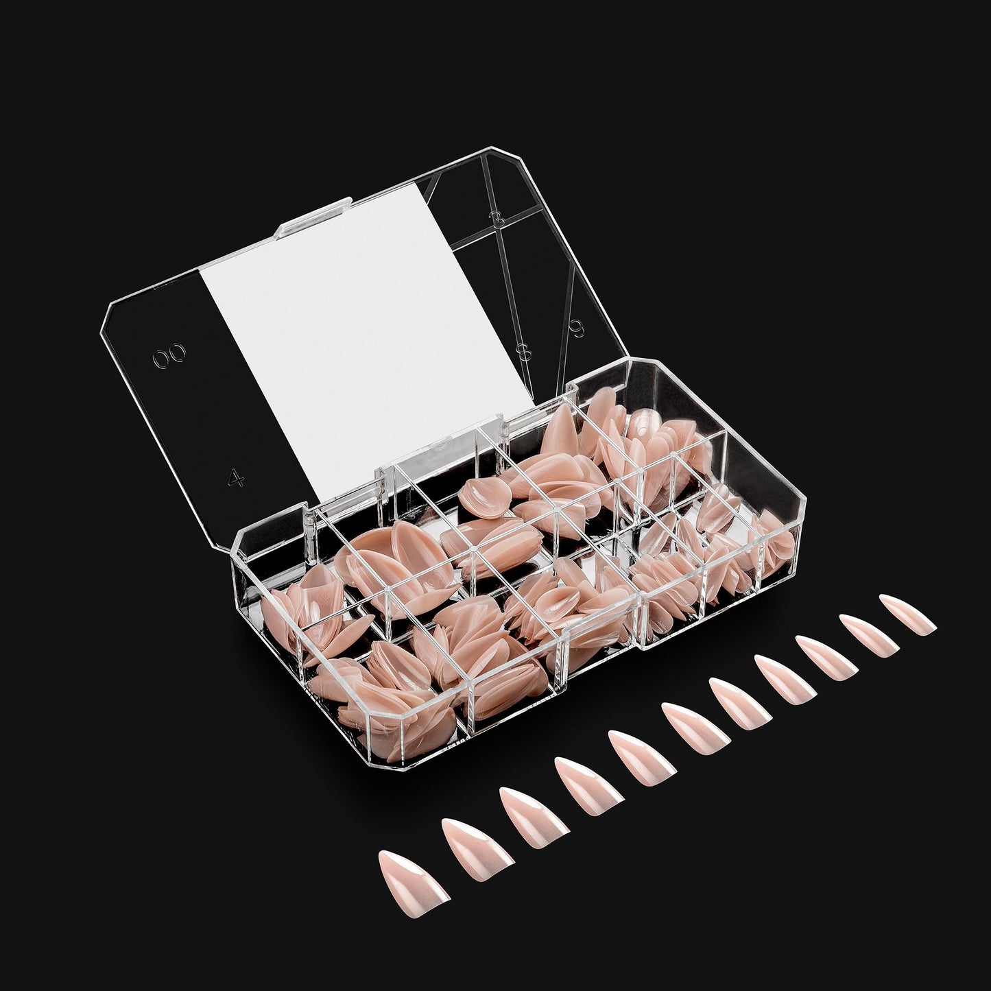 Apres Neutrals Gel-X Maisie Box Of Press On Nails, 11 Sizes 00-9, Soft Gel Nail Tip Box (150pcs) (Natural Stiletto Medium, 150pcs) Beauty & Personal Care APRÉS