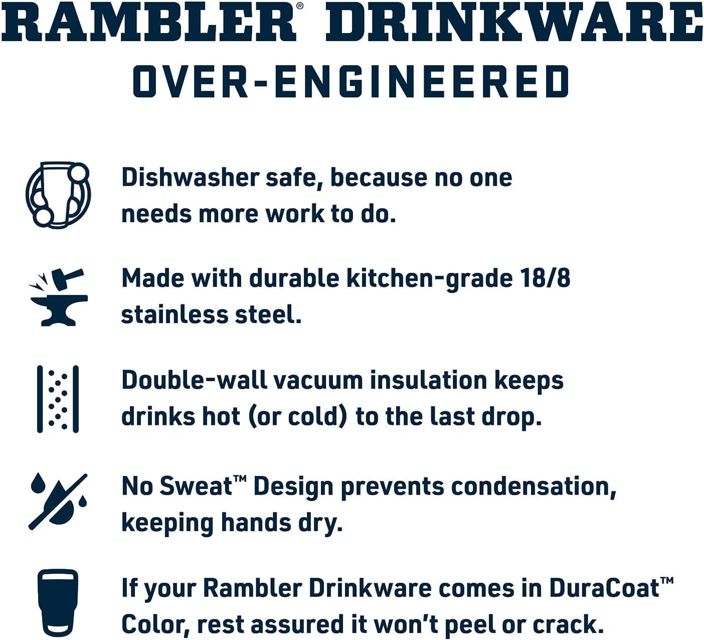 YETI Rambler 26 oz Bottle, Leakproof, Vacuum Insulated, Stainless Steel with Chug Cap, Blue Camo