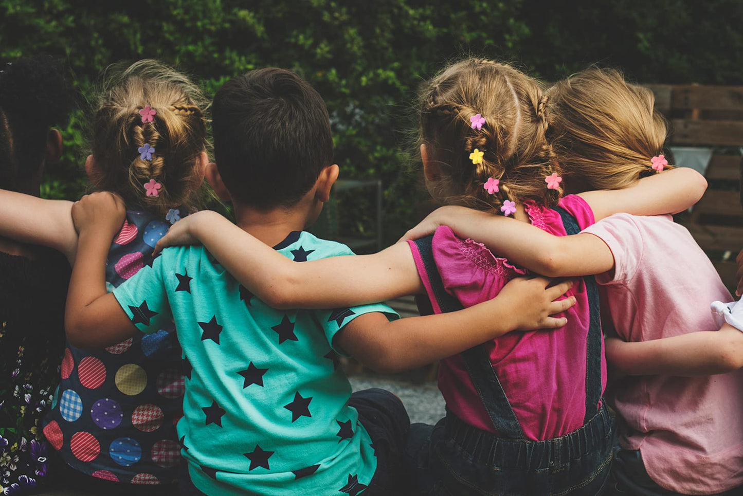 40Pcs Baby Girls Hair Bangs Mini Hair Claw Clip Kids Hair Pin 20 Colors for Girls (Flower)