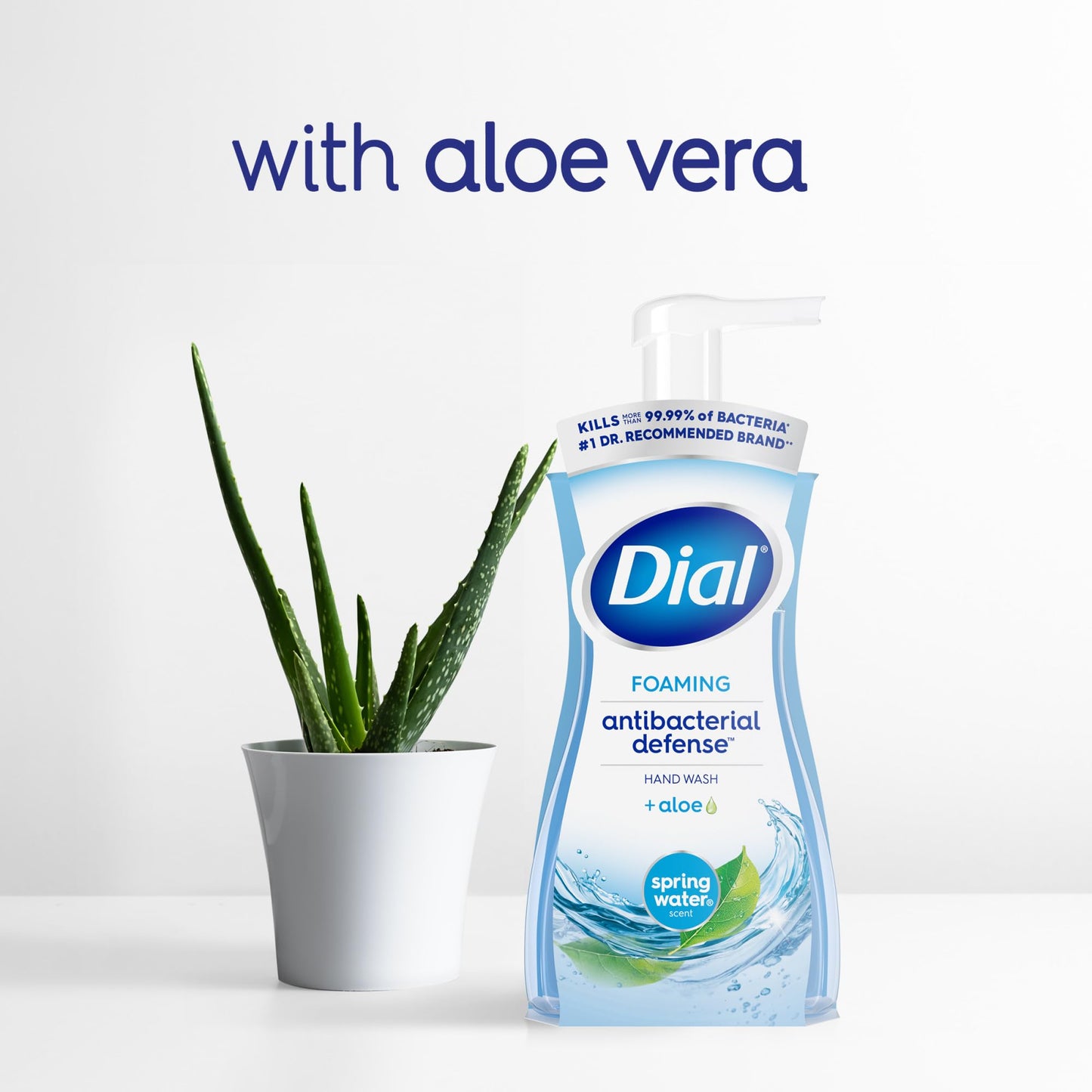 Dial 05400 7.5 Oz Spring Water Anti-Bacterial Foaming Hand Soap
