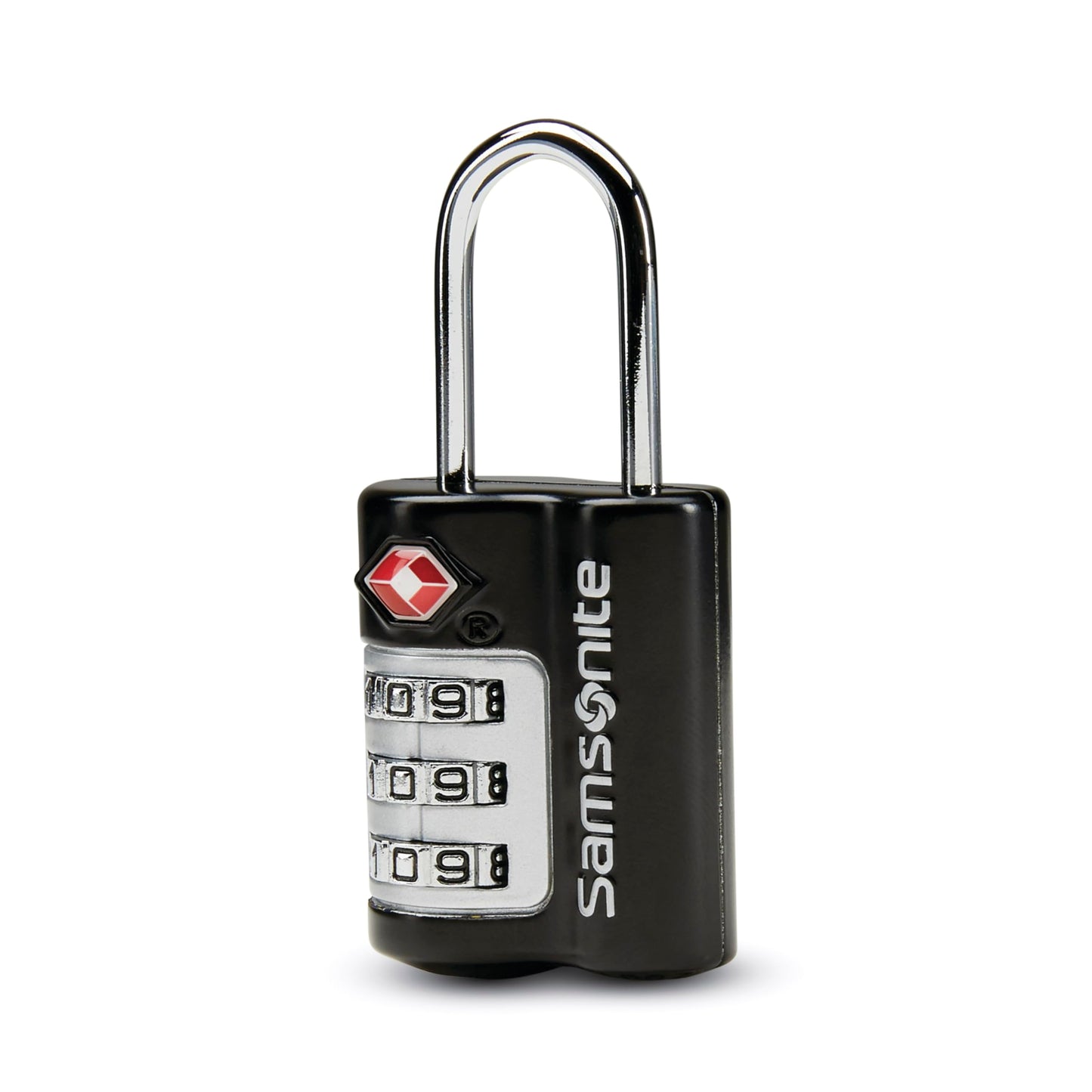 Samsonite 3-Dial Combination Lock, TSA Approved Travel Lock, Black