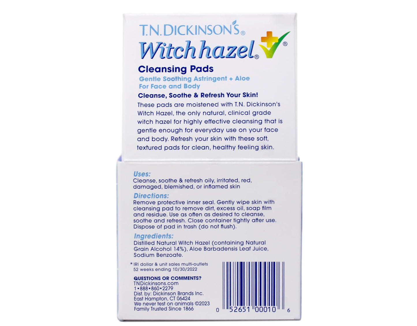 T.N. Dickinson's Witch Hazel Cleansing Pads, 60 Count Beauty and Personal Care T.N. Dickinson's