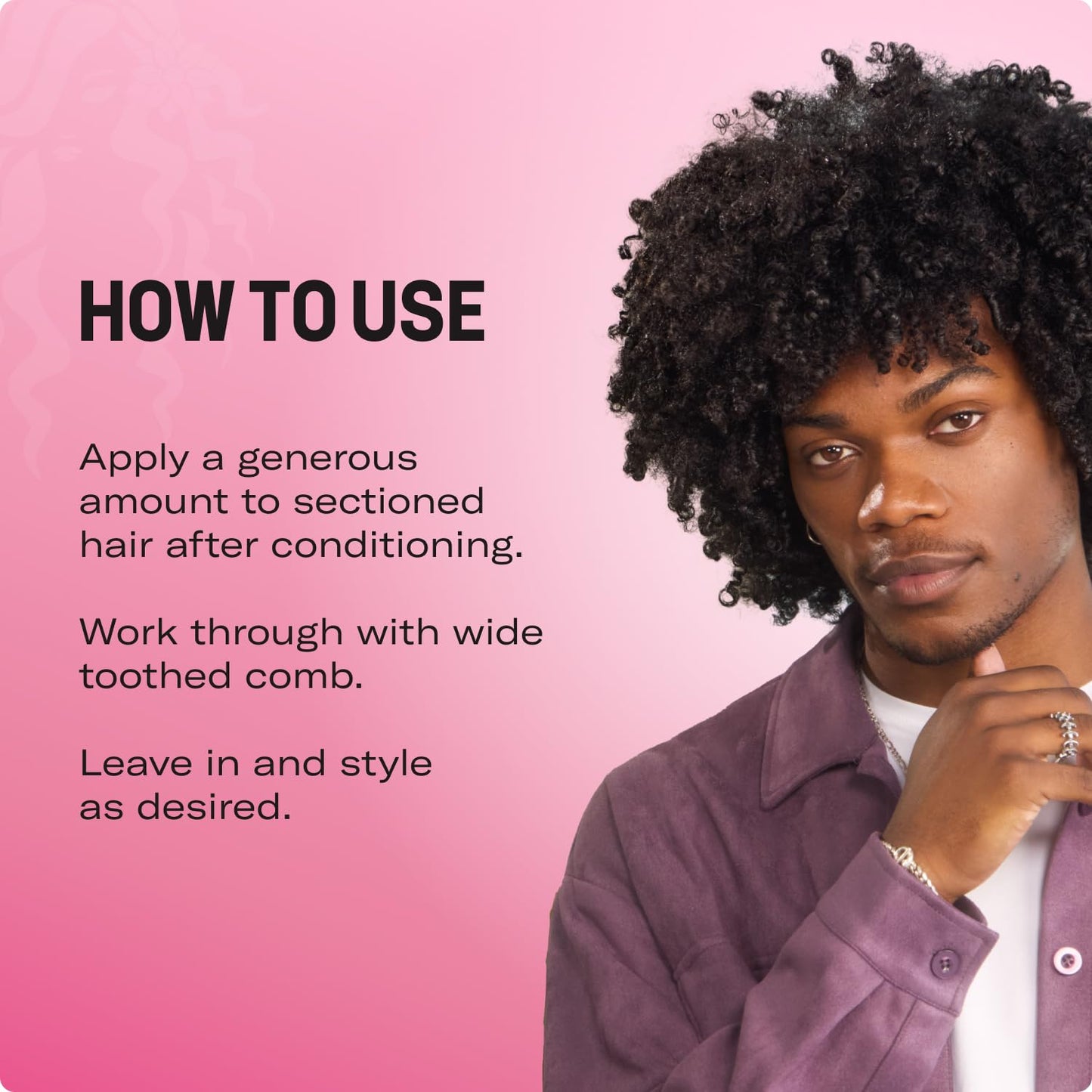 Mielle Organics Pomegranate & Honey Leave In Conditioner for Curly Hair - Moisturizing Detangler & Curly Hair Treatment to Help Repair Damage, Prevent