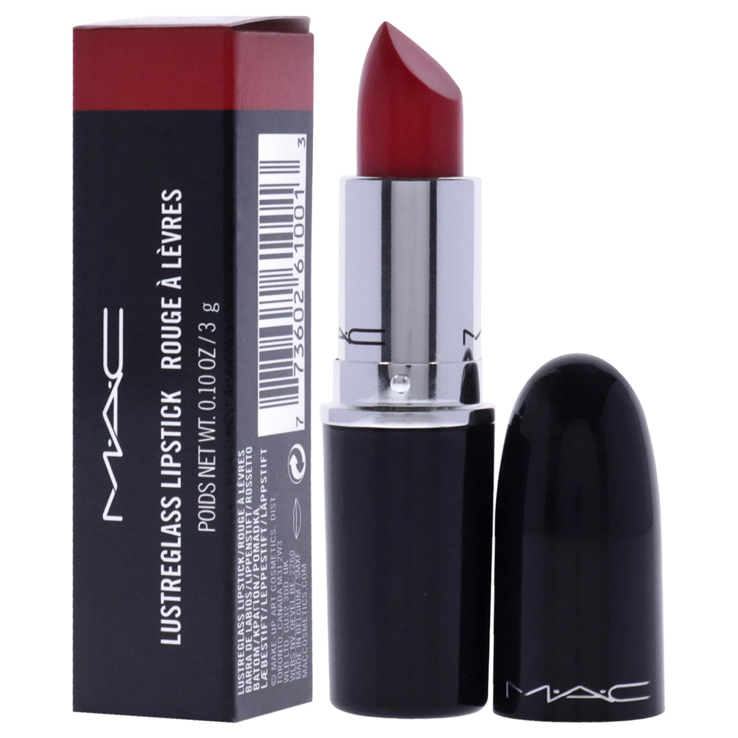 MAC Lustreglass Sheer Shine Lipstick - Cockney Lipstick Women 0.1 oz