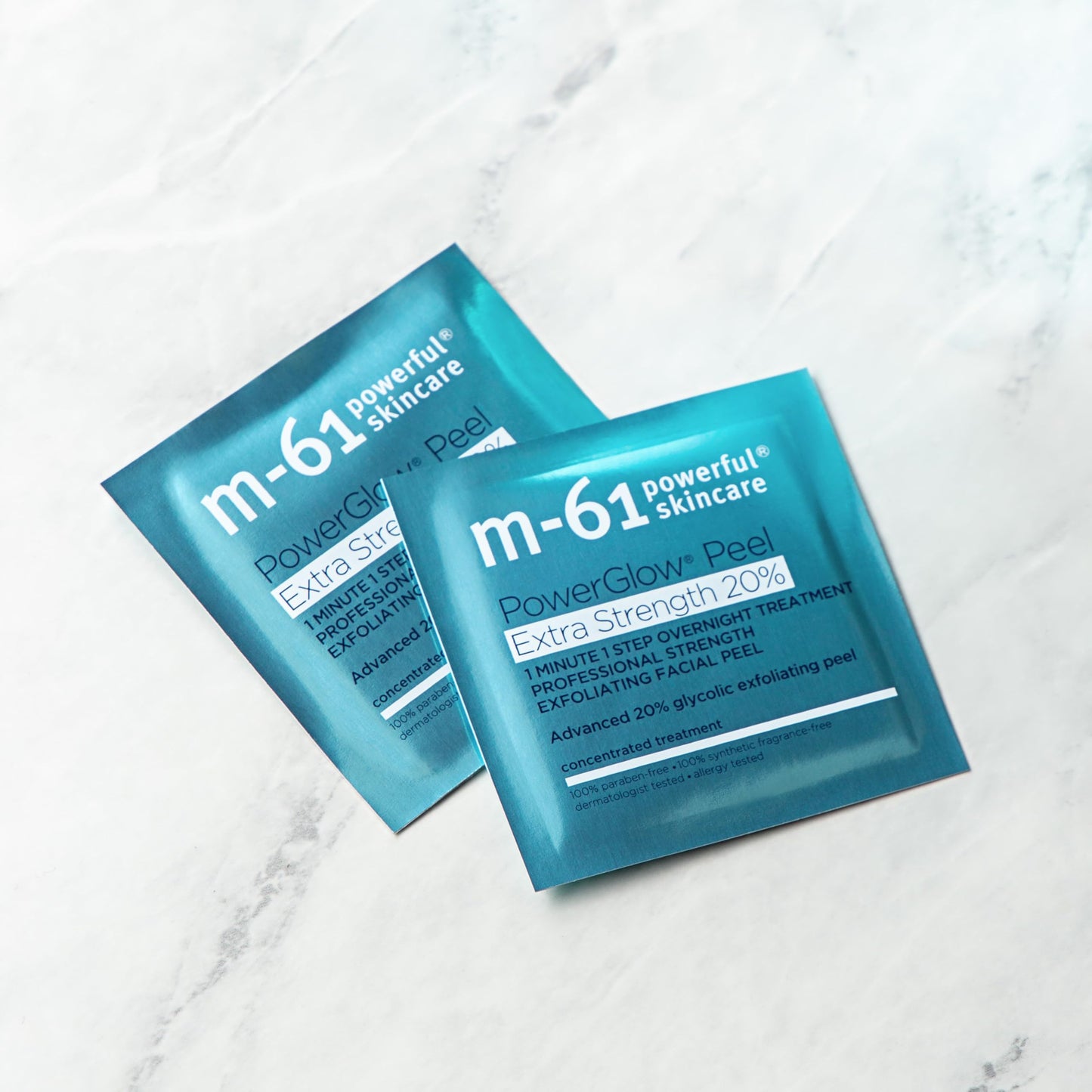 m-61 PowerGlow Peel Extra Strength 20% | Professional Strength Exfoliating Facial Peel With Advanced 20% Glycolic Acid - 8 Treatments
