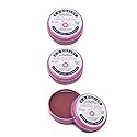 C.O. Bigelow Sakura Rose Salve Tins, Pack of 3 Lip Balm Tins, All Purpose Salve for Lips, Cuticles, Hands & Dry Skin, Lip Balm Set, 0.8 oz