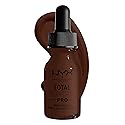 NYX PROFESSIONAL MAKEUP Total Control Pro Drop Foundation, Skin-True Buildable Coverage - Deep Ebony