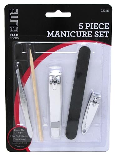 Swissco 5 Piece Manicure Set (Pack of 3) Beauty & Personal Care Swissco